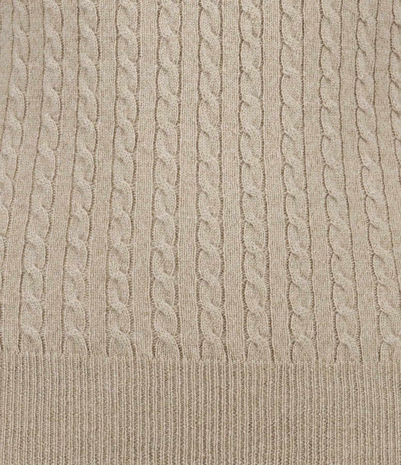 PATOU Top Croisé Laine Cachemire Beige Parchemin 2 PATOU Top Croisé Laine Cachemire Beige Parchemin – Image 2