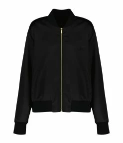 JEANNE VOULAND Veste Ivy Satin Noir