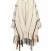 Kujten Cape à Franges Hamsa Cachemire Nude