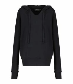 JEANNE VOULAND Sweatshirt Hoodie Edson Coton Pima Noir