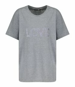 JEANNE VOULAND Tee-shirt Ben Love 1971 Glitter Gun Métal Gris