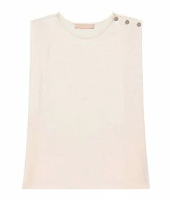 Vanessa Bruno Tee-shirt Amandine Coton Écru