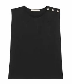 Vanessa Bruno Tee-shirt Amandine Coton Noir