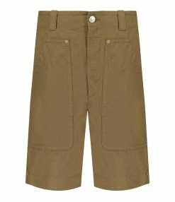 Isabel Marant Short Homme Kilano Coton Kaki