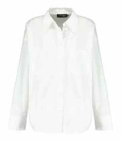 JEANNE VOULAND Chemise Pauli Oversize Popeline Blanc