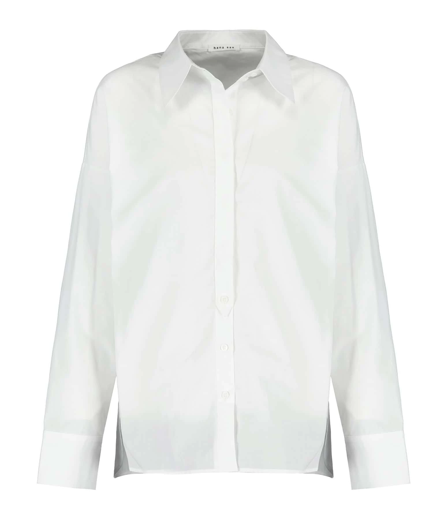 HANA SAN Chemise Bridget Coton Blanc Optique 1 HANA SAN Chemise Bridget Coton Blanc Optique
