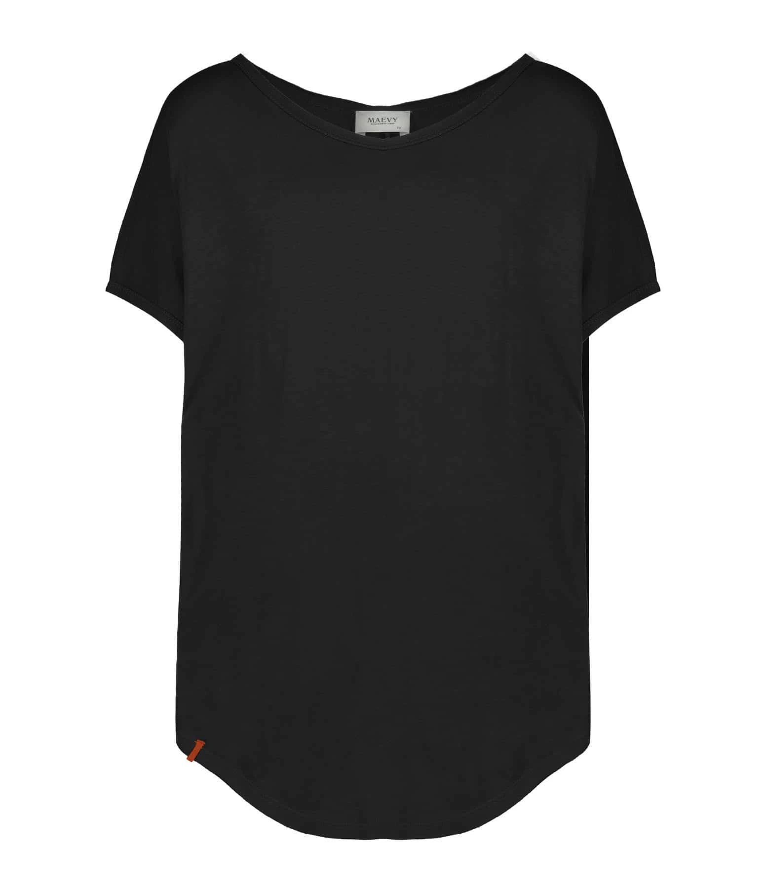 MAEVY MOUVEMENT LIBRE Tee-shirt Parfait Bambou Noir 1 MAEVY MOUVEMENT LIBRE Tee-shirt Parfait Bambou Noir