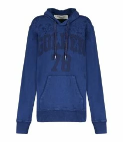 Golden Goose Sweatshirt Hoodie Homme Journey Coton Bleu
