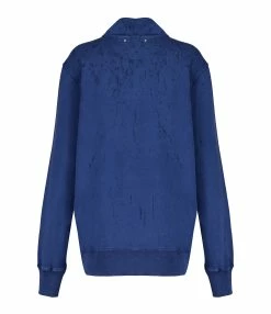 Golden Goose Sweatshirt Hoodie Homme Journey Coton Bleu -Majestic Filatures shop 055 5222223197632 1