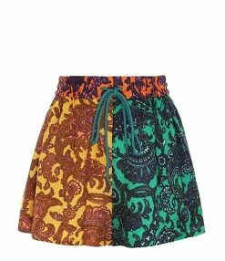 Zimmermann Short Tiggy Lin Imprimé Cachemire