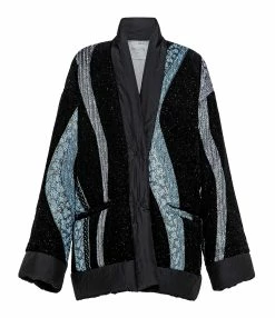 FORTE_FORTE Veste Jacquard Noir