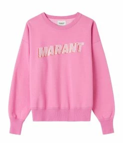 MARANT ÉTOILE Sweatshirt Mobyli Coton Rose