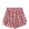 MARANT ÉTOILE Short Sornel Imprimé Framboise Écru