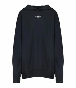 Drole De Monsieur Sweatshirt Hoodie Homme Classique NFPM Coton Noir