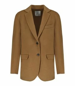ANINE BING Veste Blazer Quinn Laine Marron