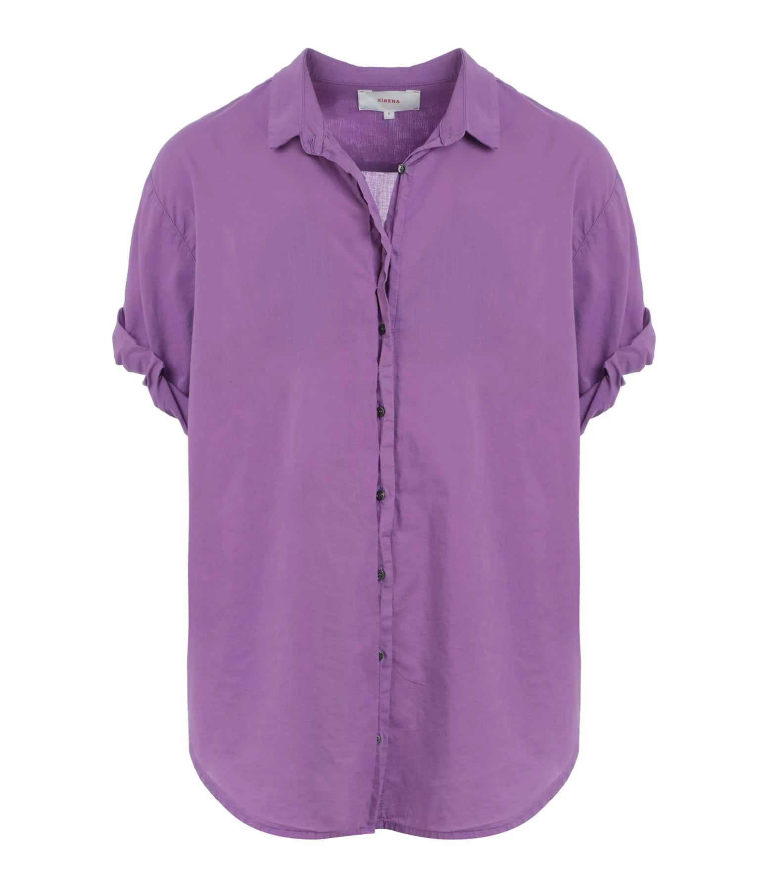 XIRENA Chemise Channing Coton Violet 1 XIRENA Chemise Channing Coton Violet