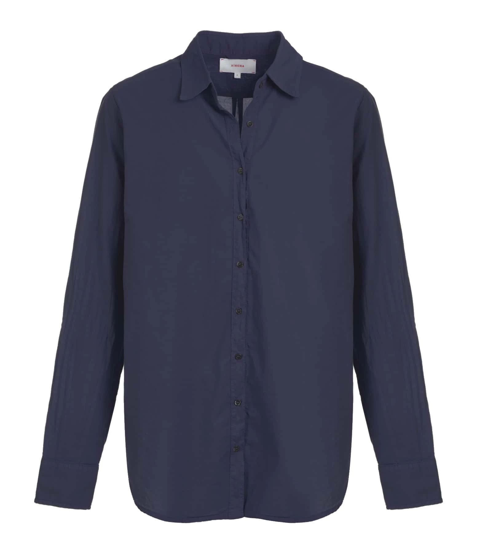 XIRENA Chemise Beau Coton Bleu Navy 1 XIRENA Chemise Beau Coton Bleu Navy