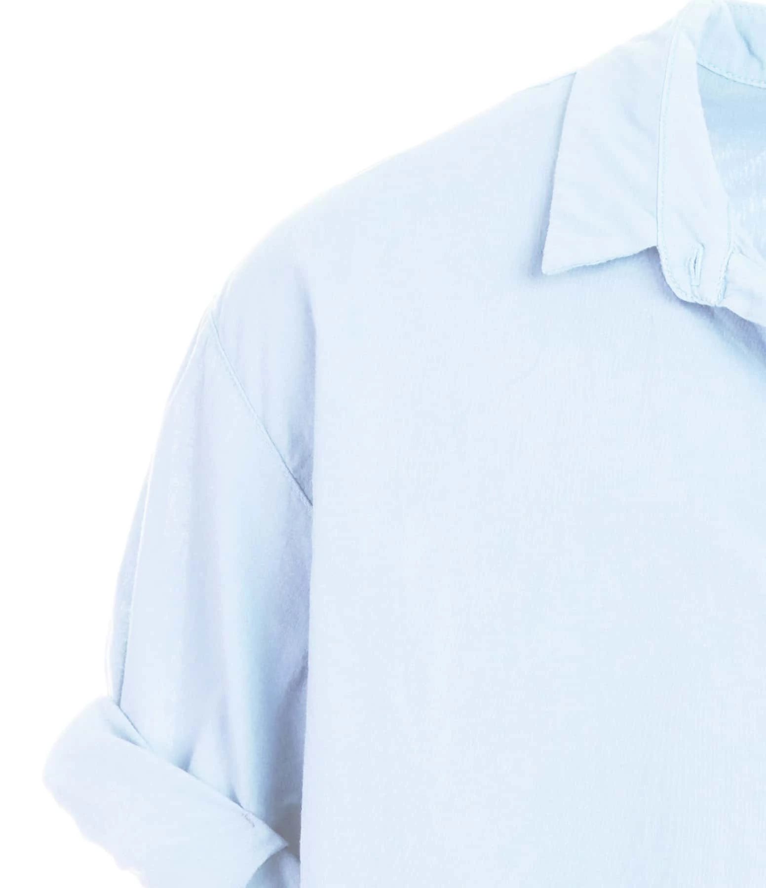 XIRENA Chemise Channing Coton Bleu Ciel 2 XIRENA Chemise Channing Coton Bleu Ciel – Image 2