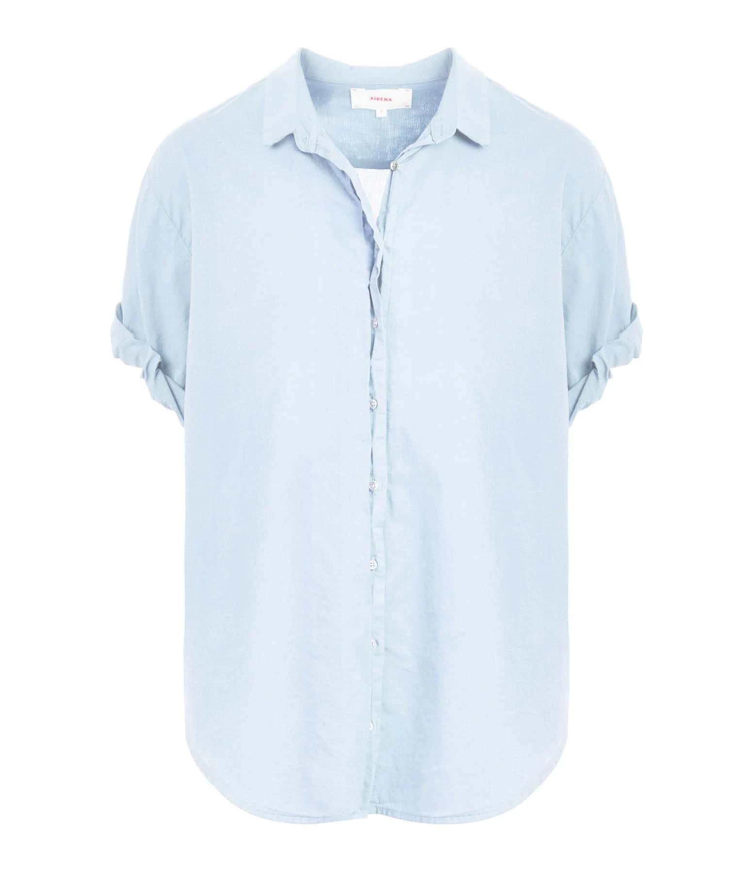 XIRENA Chemise Channing Coton Bleu Ciel 1 XIRENA Chemise Channing Coton Bleu Ciel