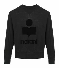 MARANT ÉTOILE Tee-shirt Kilsen Lin Noir