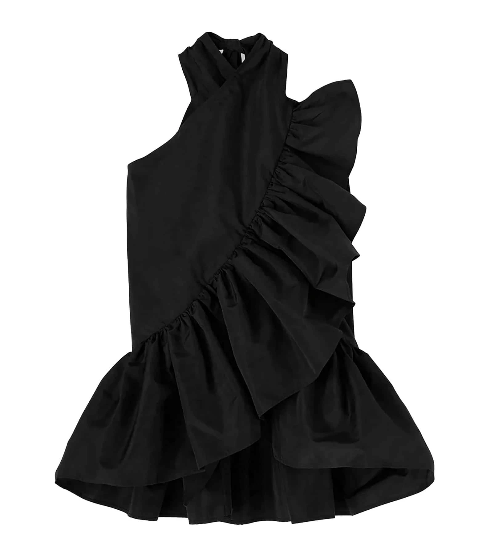 MSGM Top Noir à Nouer 1 MSGM Top Noir à Nouer