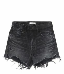 MOUSSY VINTAGE Short Shirley Denim Noir