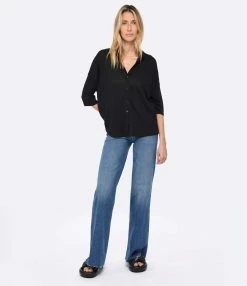 MAJESTIC FILATURES Chemise Lin Noir -Majestic Filatures shop 614 11