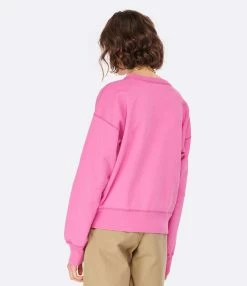 MARANT ÉTOILE Sweatshirt Mobyli Coton Rose 8 MARANT ÉTOILE Sweatshirt Mobyli Coton Rose -Majestic Filatures shop 622 7