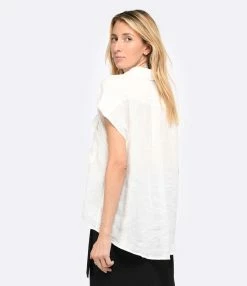 Momoni Chemise Winnie Lin Blanc -Majestic Filatures shop 696 230111