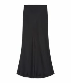 ANINE BING Jupe Bar Soie Noir