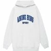 ANINE BING Sweatshirt Hoodie Tyler Coton Gris