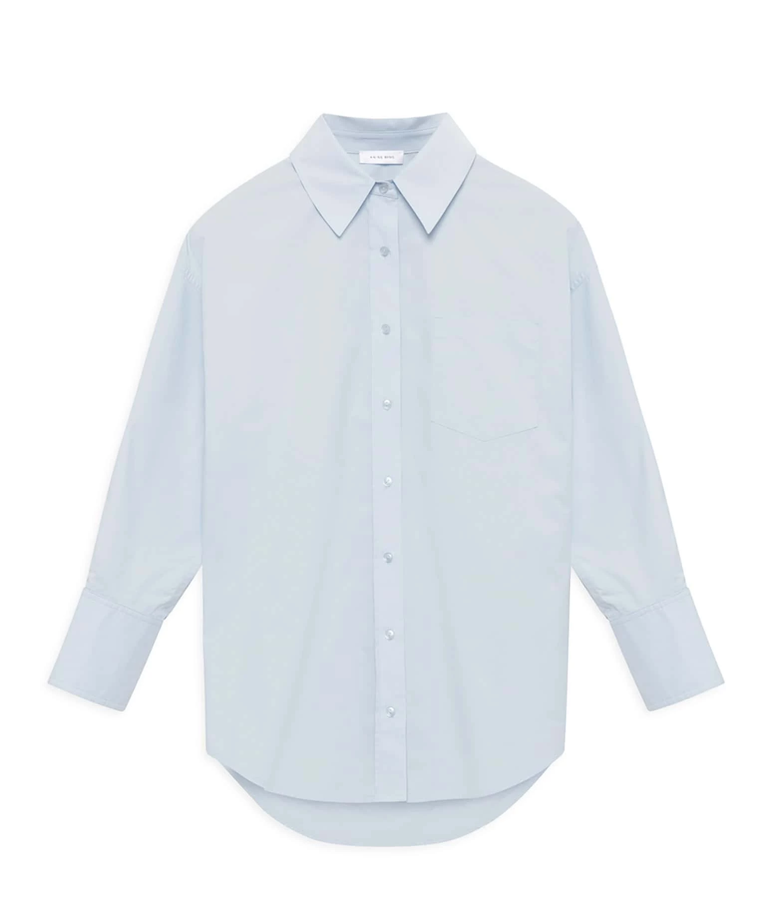 ANINE BING Chemise Mika Coton Bleu 1 ANINE BING Chemise Mika Coton Bleu