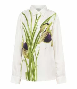 PIERRE-LOUIS MASCIA Chemise Aloe Soie GOTS Fleur