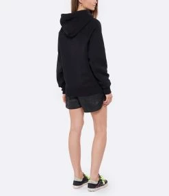 AMI Paris Sweatshirt Hoodie Unisexe Ami De Cœur Coton Biologique Noir 10 AMI Paris Sweatshirt Hoodie Unisexe Ami De Cœur Coton Biologique Noir -Majestic Filatures shop amipa look20220412 186