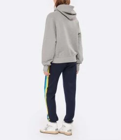 AMI Paris Sweatshirt Hoodie Unisexe Ami De Cœur Coton Bio Gris Chiné 9 AMI Paris Sweatshirt Hoodie Unisexe Ami De Cœur Coton Bio Gris Chiné -Majestic Filatures shop amipa look20220907 415 1