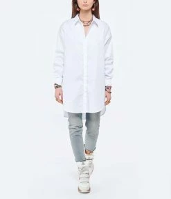 ANDREA LEV Chemise Romy Blanc -Majestic Filatures shop andre look20220125 139