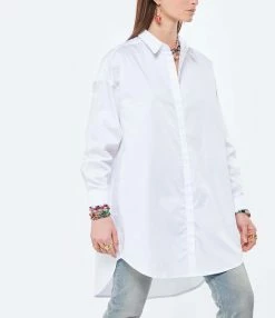 ANDREA LEV Chemise Romy Blanc -Majestic Filatures shop andre look20220125 146