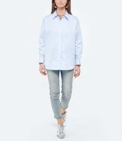 ANDREA LEV Chemise Boyfriend Bleu Ciel 10 ANDREA LEV Chemise Boyfriend Bleu Ciel -Majestic Filatures shop andre look20220125 153