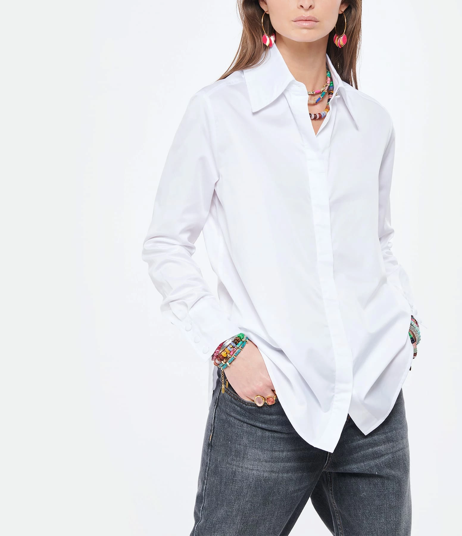 ANDREA LEV Chemise Gianna Blanc 3 ANDREA LEV Chemise Gianna Blanc – Image 3