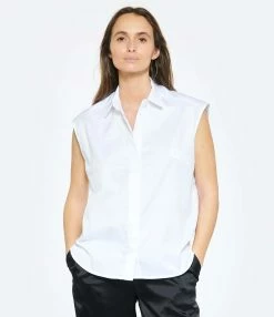 ANDREA LEV Chemise Natural Blanc -Majestic Filatures shop andre look20230124 310