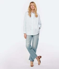 ANDREA LEV Chemise Boyfriend Bleu Ciel 9 ANDREA LEV Chemise Boyfriend Bleu Ciel -Majestic Filatures shop andre look20230125 165