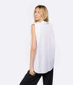 ANDREA LEV Chemise Kate Blanc -Majestic Filatures shop andre look20230125 432