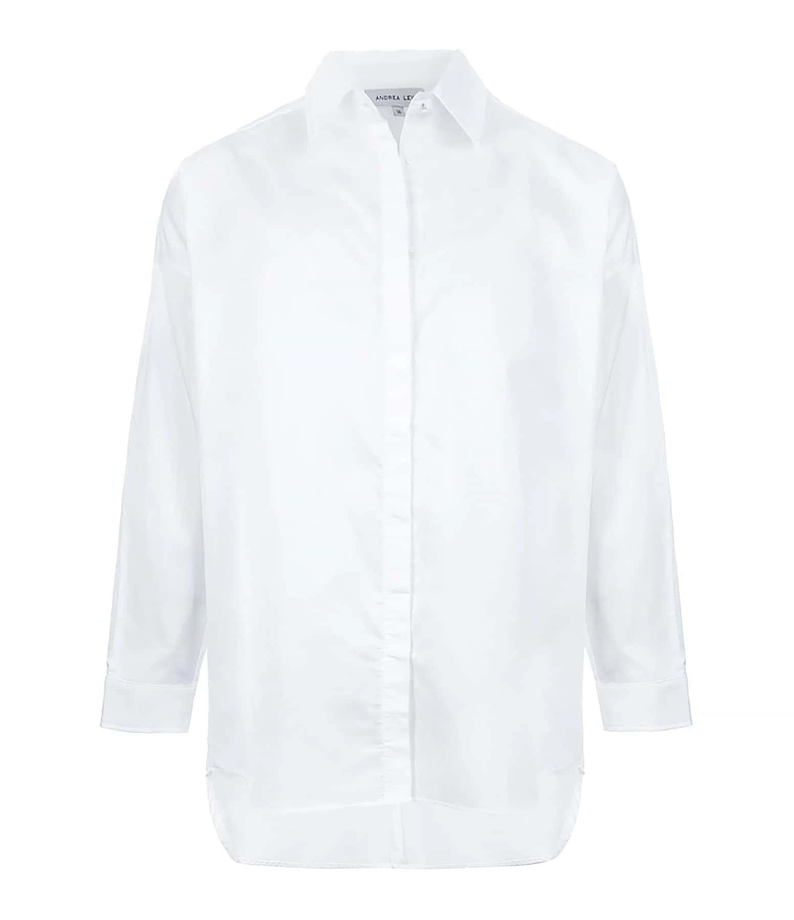 ANDREA LEV Chemise Boyfriend Blanc 1 ANDREA LEV Chemise Boyfriend Blanc