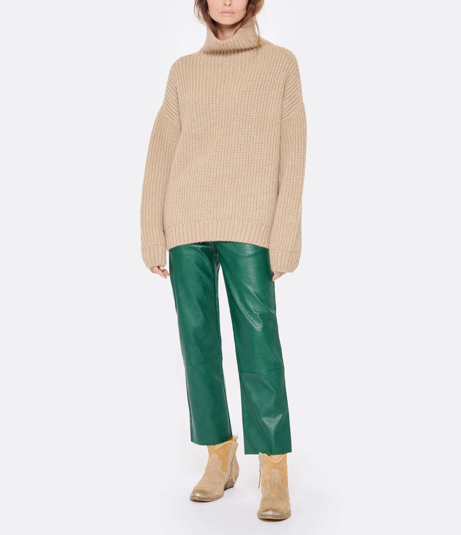 ANINE BING Pull Sydney Alpaga Beige 4 ANINE BING Pull Sydney Alpaga Beige – Image 4