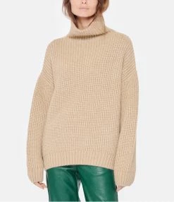 ANINE BING Pull Sydney Alpaga Beige 7 ANINE BING Pull Sydney Alpaga Beige -Majestic Filatures shop anine look20221007 422