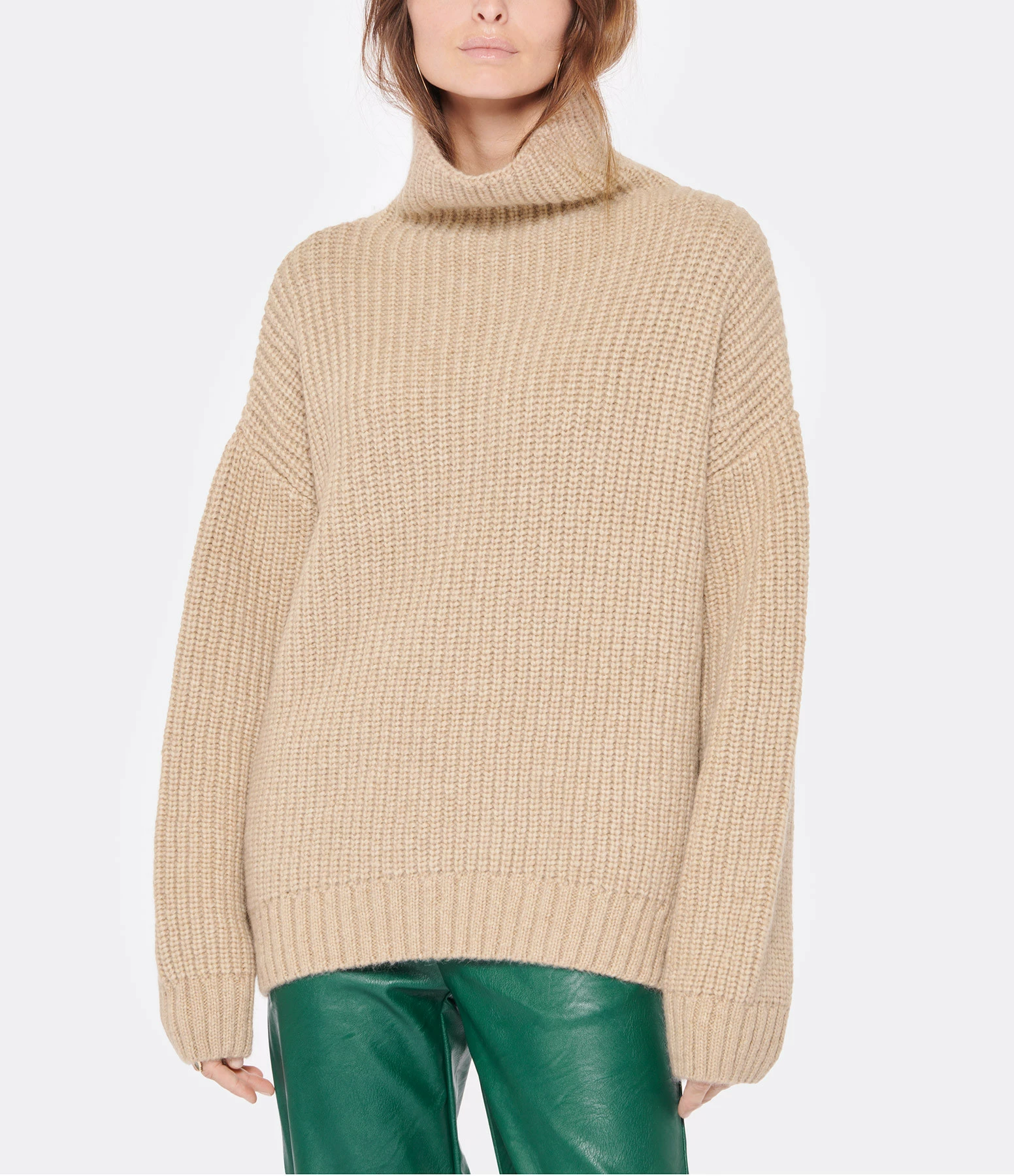 ANINE BING Pull Sydney Alpaga Beige 3 ANINE BING Pull Sydney Alpaga Beige – Image 3