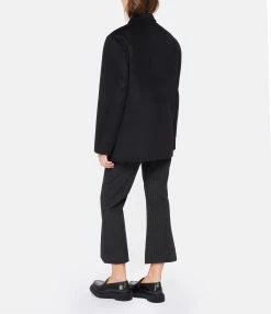 ANINE BING Veste Blazer Quinn Laine Noir -Majestic Filatures shop anine look20221007 467