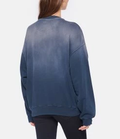 ANINE BING Sweatshirt Jaci Coton Organique Navy -Majestic Filatures shop anine look20221102 273