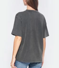 ANINE BING Tee-shirt Tiger Coton Organique Gris Délavé -Majestic Filatures shop anine look20221102 284