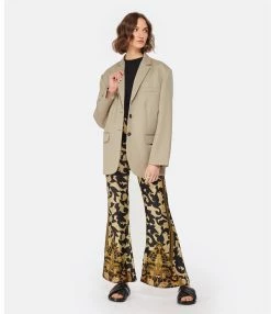 ANINE BING Veste Blazer Quinn Laine Kaki Clair 9 ANINE BING Veste Blazer Quinn Laine Kaki Clair -Majestic Filatures shop anine look20221205 803